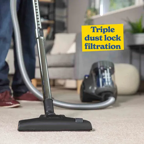 Russell Hobbs RHCV3101 Atlas2 Cyclonic 2.5L Cylinder Vacuum Cleaner - Grey and Blue - Image 7