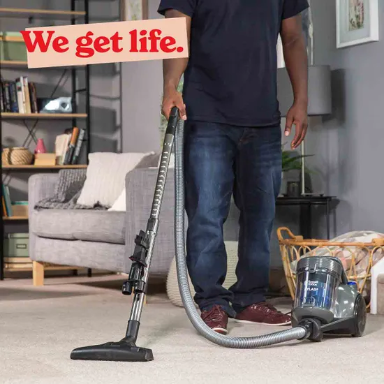 Russell Hobbs RHCV3101 Atlas2 Cyclonic 2.5L Cylinder Vacuum Cleaner - Grey and Blue - Image 4