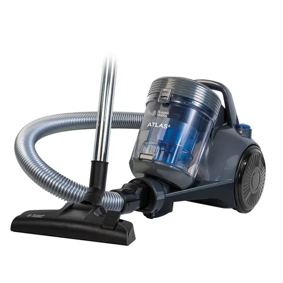 Russell Hobbs RHCV3101 Atlas2 Cyclonic 2.5L Cylinder Vacuum Cleaner - Grey and Blue