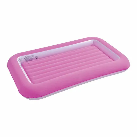 Milestone Camping Flocked Kids Airbed - Pink - Image 6