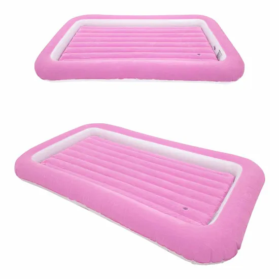 Milestone Camping Flocked Kids Airbed - Pink - Image 5