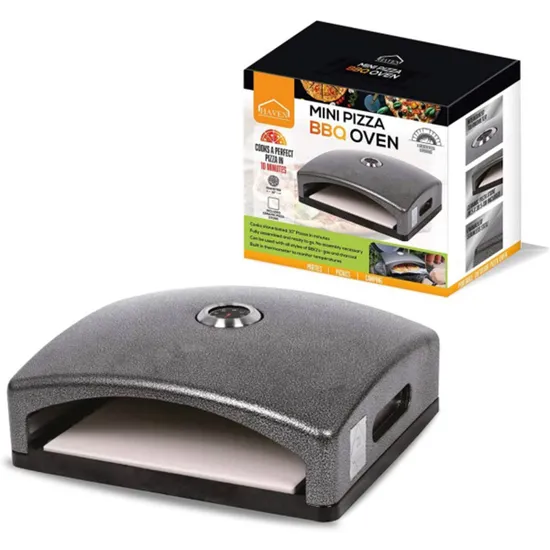 Haven Mini Outdoor Bbq Pizza Oven With Ceramic Pizza Stone And Built-in Thermometer - Image 5