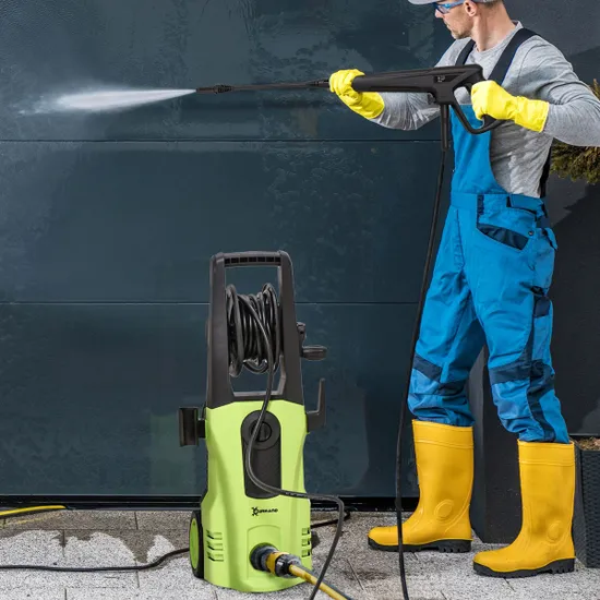 DURHAND 1800W High Pressure Washer, 150 Bar Pressure, 510 L/h Flow - Green - Image 8
