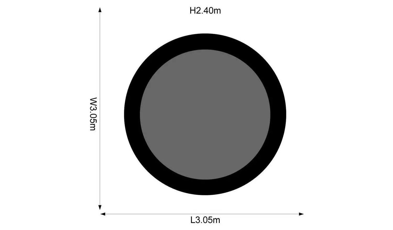 Plum 10ft Space Zone Trampoline with Enclosure - Image 3
