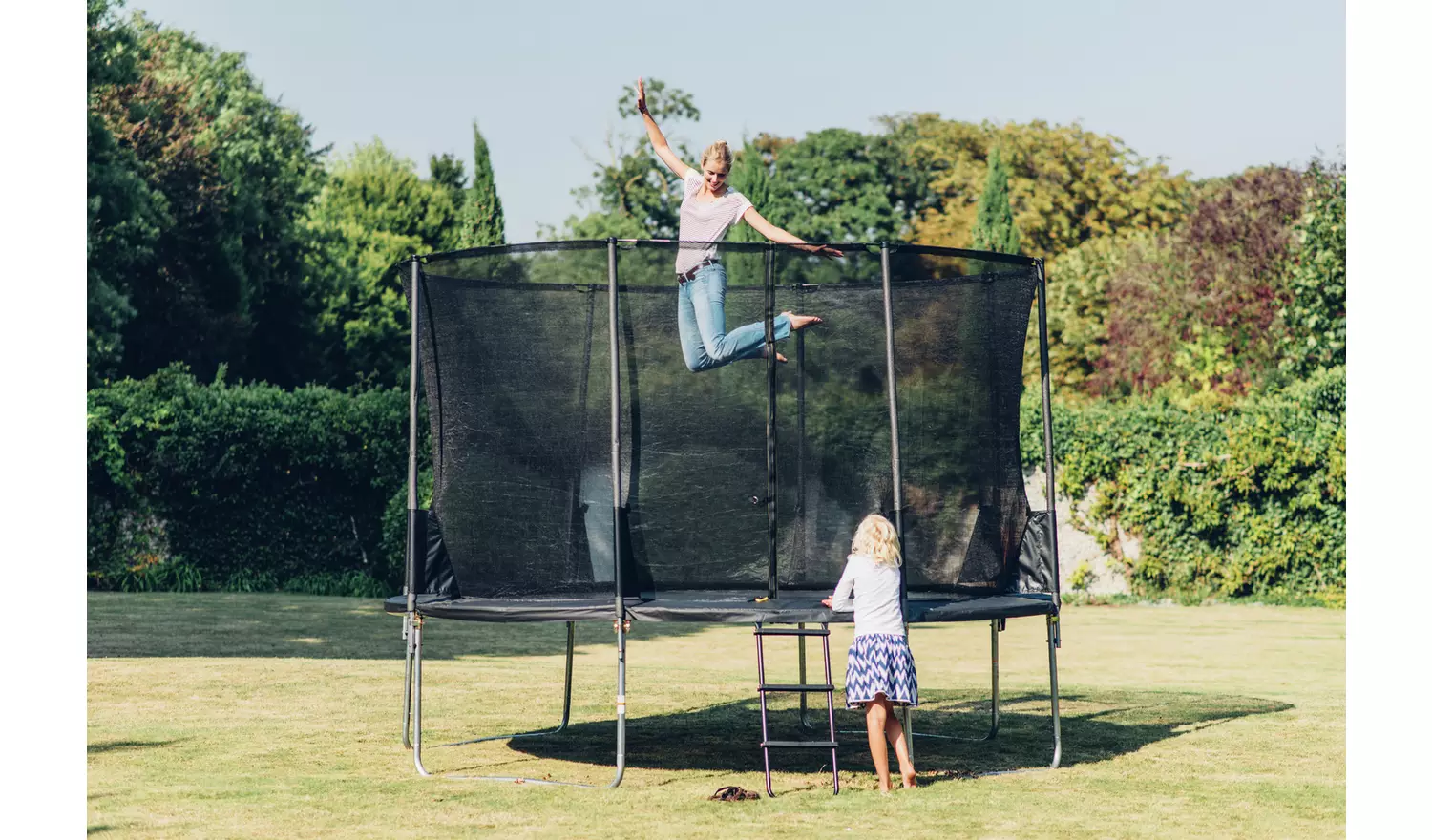 Plum 10ft Space Zone Trampoline with Enclosure - Image 4