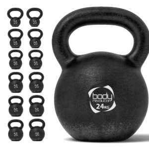 Body Revolution 24kg Cast Iron Kettlebell