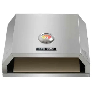 George Foreman GFPO1SSPC BBQ Grill Top Pizza Oven w/ Paddle