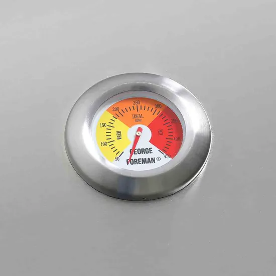 George Foreman GFPO1SSPC BBQ Grill Top Pizza Oven w/ Paddle - Image 4