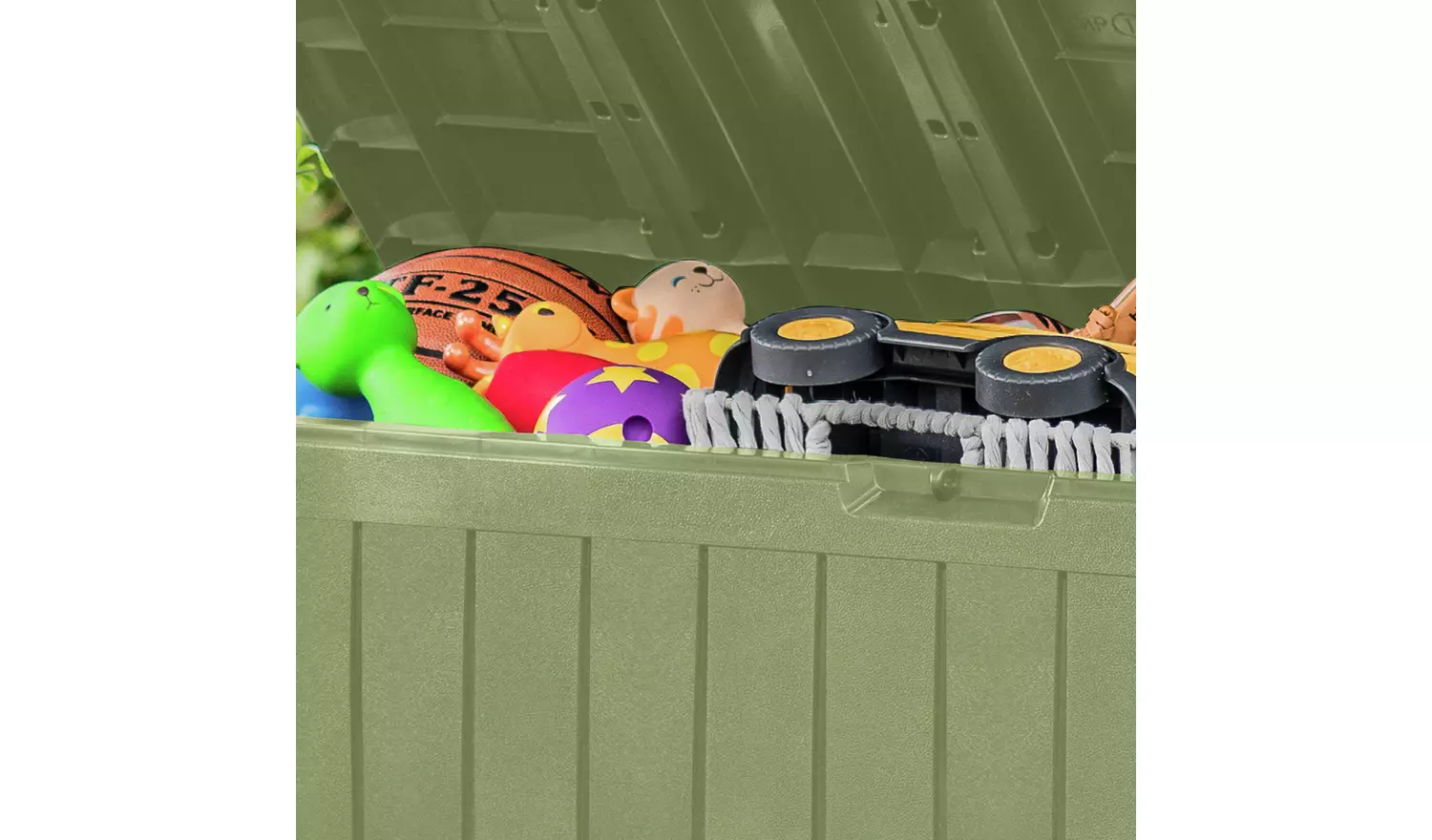 Keter Marvel+ 270L Outdoor Garden Storage Box - Sage - Image 7