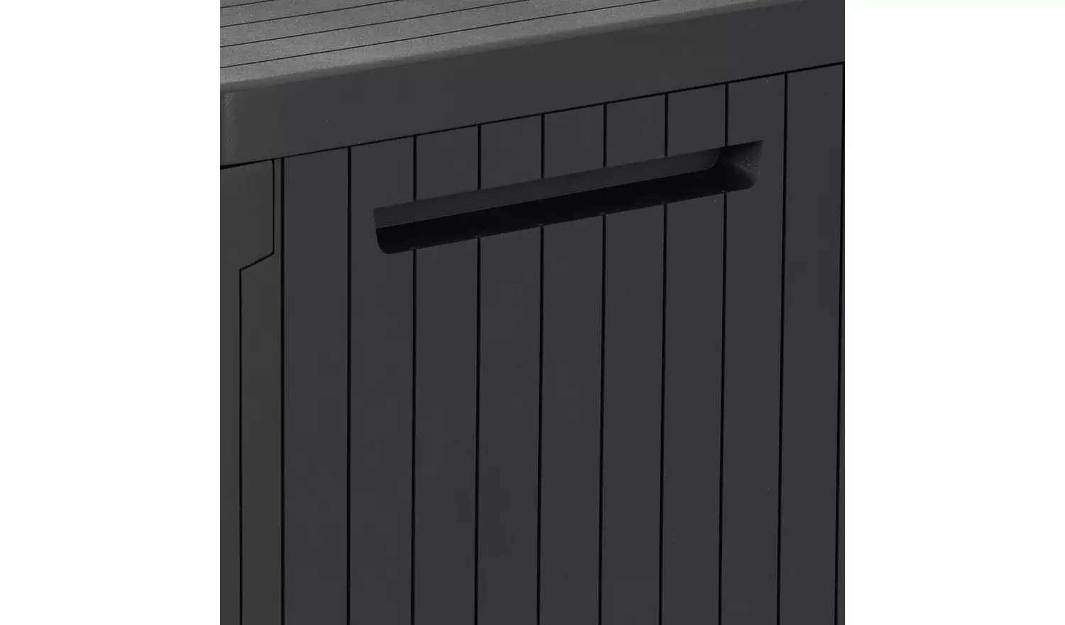 Keter City 113L Outdoor Garden Storage Box - Grey - Image 6