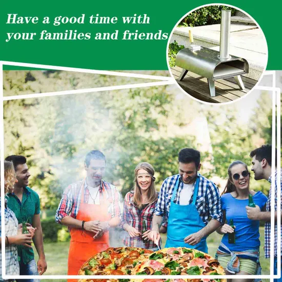 Gr8 Garden Portable Pizza Oven 12" Stainless Steel - Image 6