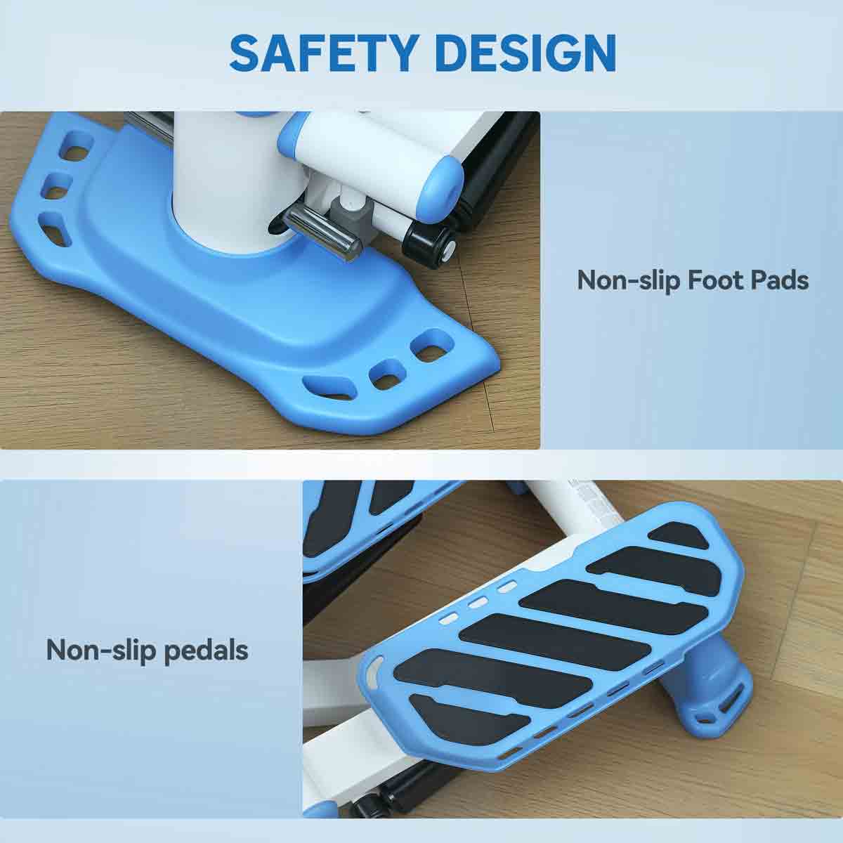 HOMCOM Portable Mini Stepper Step Machine for Home Gym Office Exercise - Image 6