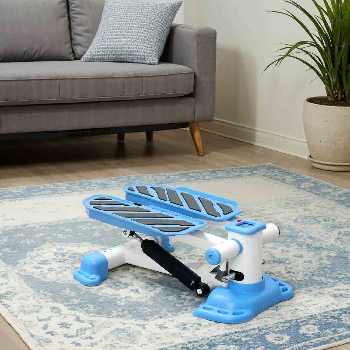 HOMCOM Portable Mini Stepper Step Machine for Home Gym Office Exercise - Image 3