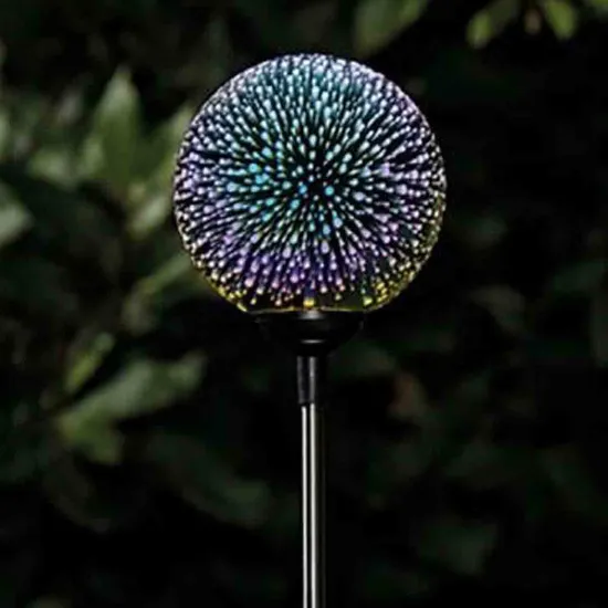 Haven Plastic Solar Garden 3D Globe Light Solar Panel - Image 4