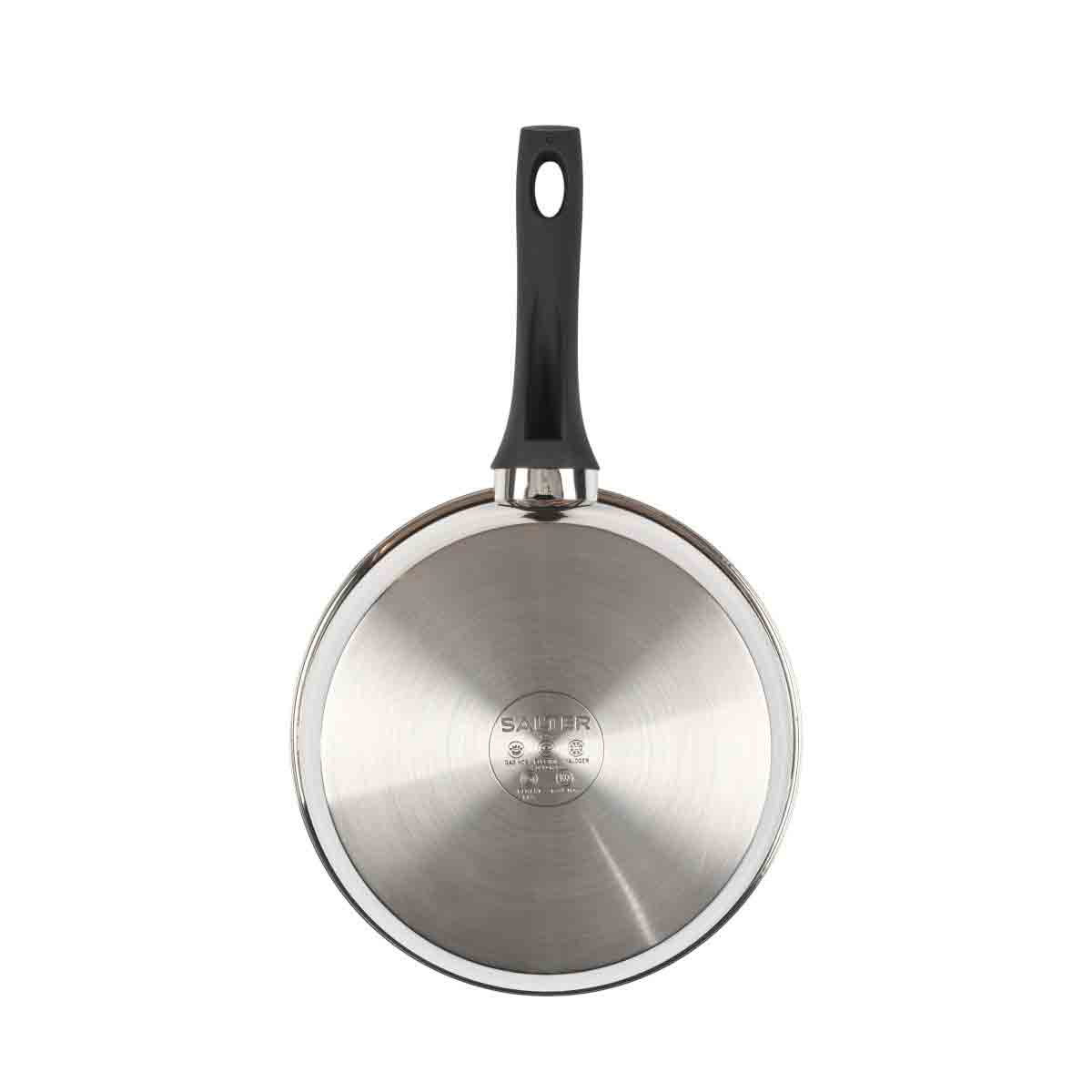 Salter Stainless Steel Saucepan Set with Pouring Lip 5pc - Image 12