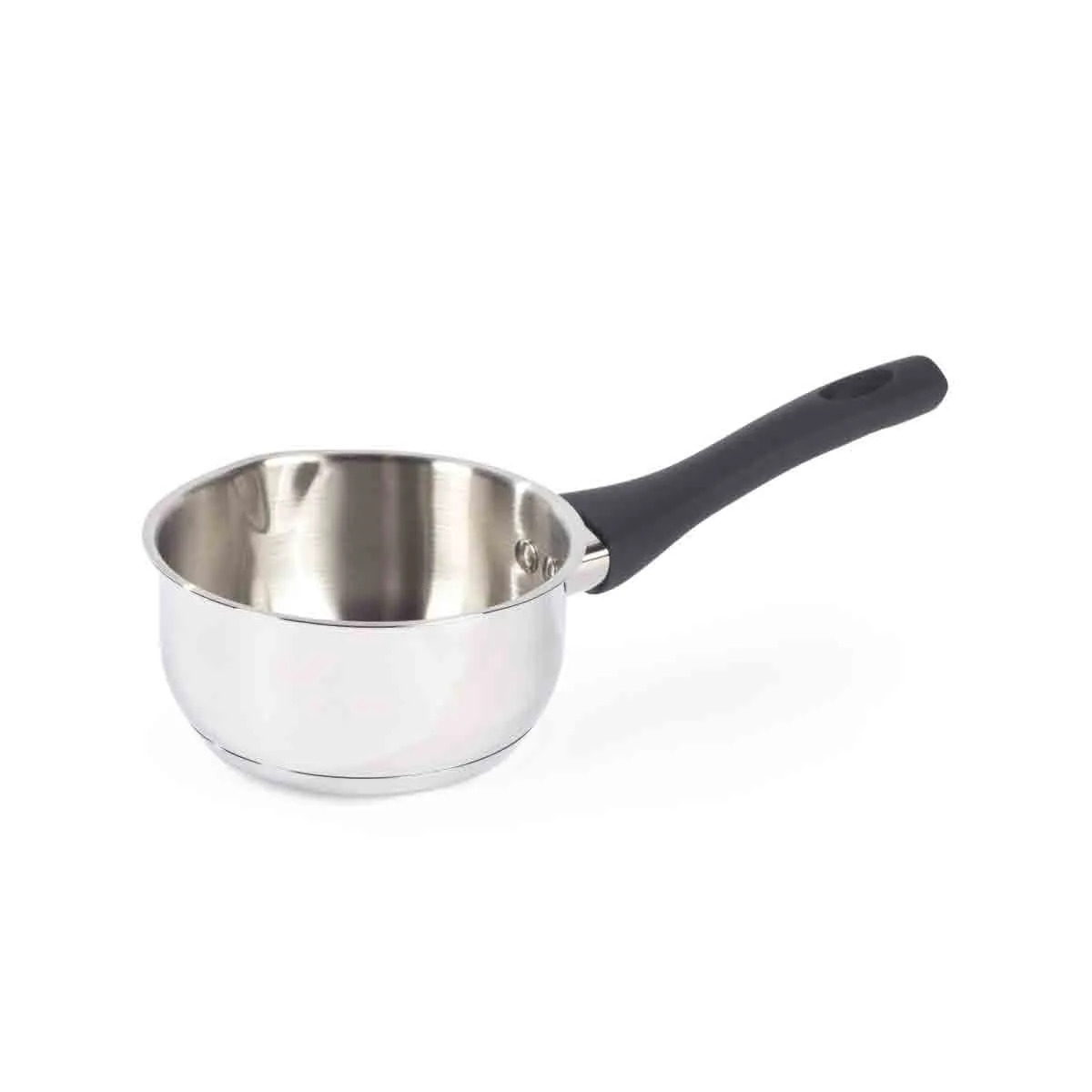 Salter Stainless Steel Saucepan Set with Pouring Lip 5pc - Image 2
