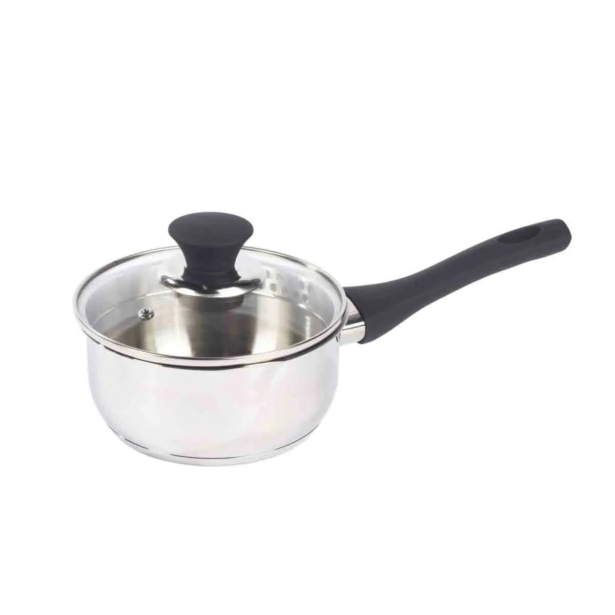 Salter Stainless Steel Saucepan Set with Pouring Lip 5pc - Image 5