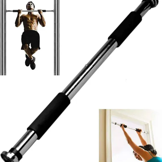 Adjustable Pull Up Bar For Doorway - Gym Workout Equipment Internal Door Strength Training Upper Arms Chin Up - Heavy Duty Abs Upper Body Fitness Equipment For Home Indoor Gym - Image 4