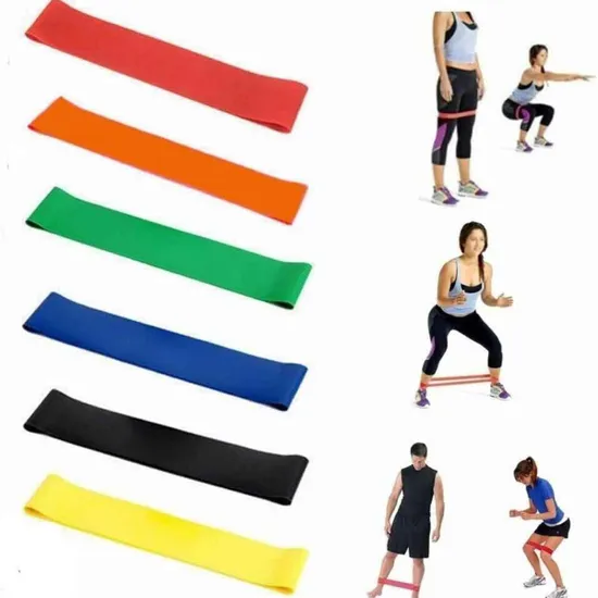 Homezone 6 Level Resistance Bands Set Exercise Bands Home Gym Fitness Equipment Natural Latex Set Of 6 Keep Fit Home Fitness Gym Equipment Resistance Band Strength Training Equipment - Image 5