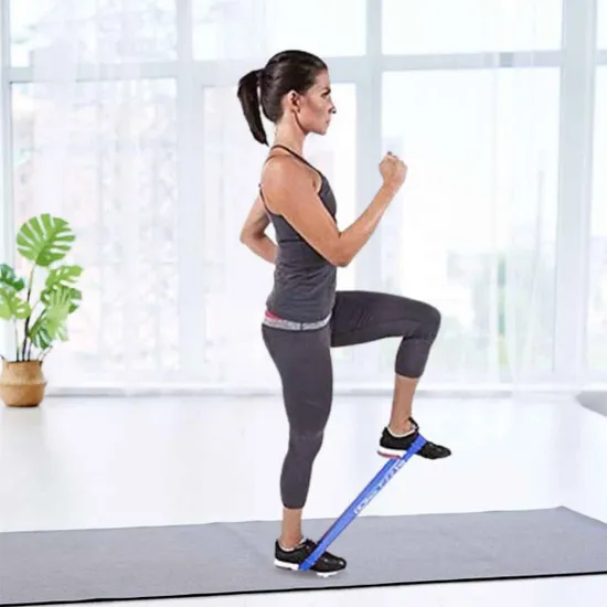 Homezone 6 Level Resistance Bands Set Exercise Bands Home Gym Fitness Equipment Natural Latex Set Of 6 Keep Fit Home Fitness Gym Equipment Resistance Band Strength Training Equipment - Image 4